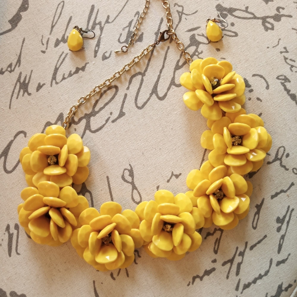 Necklace with earrings